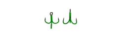 Anzuelos A-Static Treble 6X Hook 4 uds-Madcat