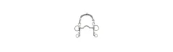 Bocado Pelham Inoxidable con Puente (13 mm)-Zaldi Hot