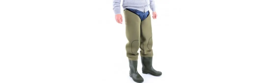 Botas Altas de Neopreno con Suela de Goma.