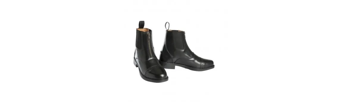 Botines EquiTheme Zip Cuero Junior-Equi Theme