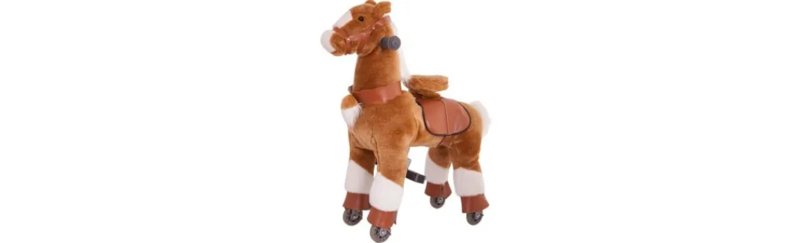 Caballo Peluche con Ruedas-BR Equestrian