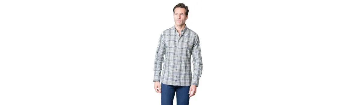 Camisa Gabardina Cuadros-Spagnolo Clearance