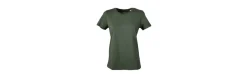 Camiseta Caza Algodón Bordada Mujer