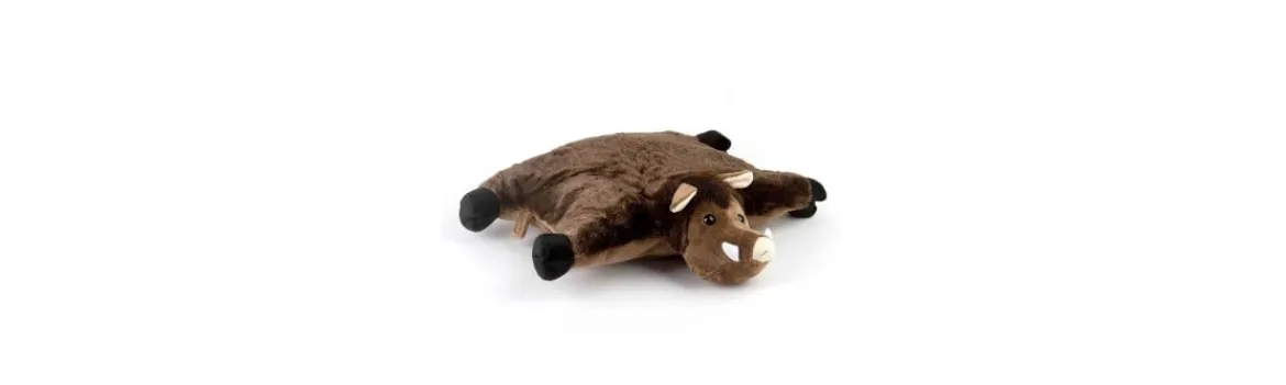 Cojín Peluche Jabalí Nature de Brenne Plegable-Alvarez New
