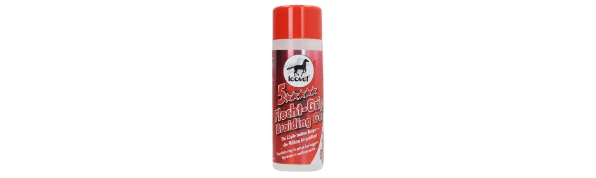 Gel Braiding Gel 5 Estrellas para Trenzado de Crines Cola 200 ml-Leovet Outlet