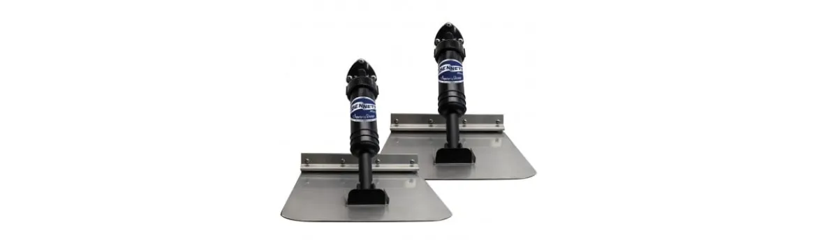 Kit Placas Trim Bennett Marine Auto Regulables-Alvarez
