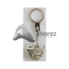 Llavero Plata Trompeta de Caza y Ciervo