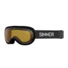 Máscara de Esquí Sinner Vorlage Matte Black Unisex
