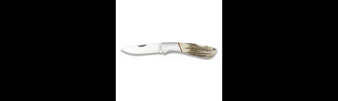 Navaja con Mango de Ciervo 7,7 cm-Albainox Discount