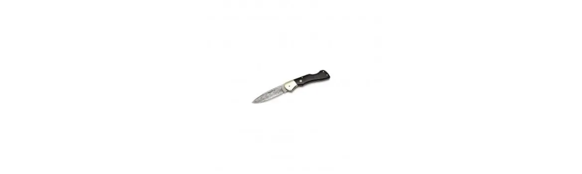 Navaja BX 8 Acero de Damasco y Granadillo-Muela Discount