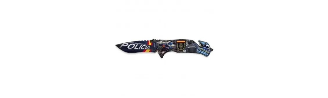 Navaja Táctica 3D Policía Nacional