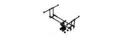 Portacañas Rod Pod Boat-Daiwa Hot