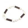 Pulsera de pelo de elefante en tubo y plata-Alvarez Sale