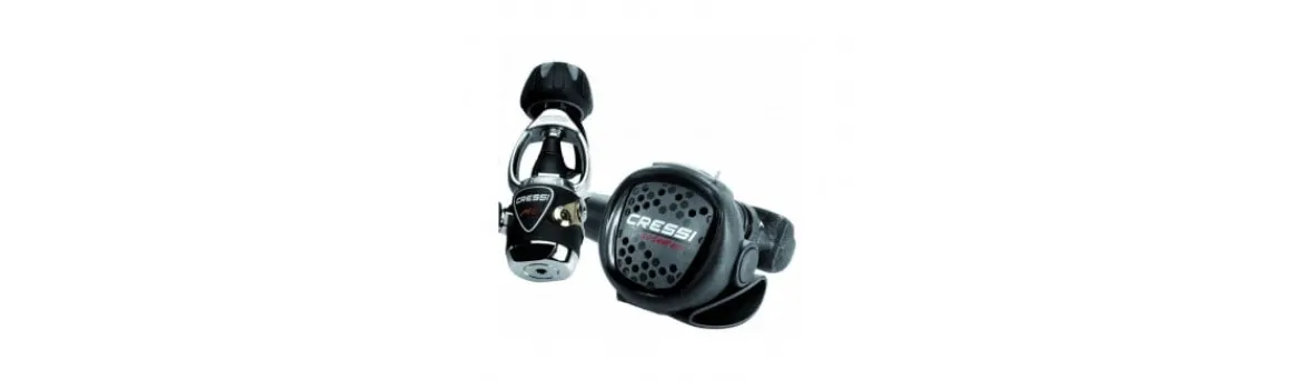 Regulador de buceo Mc9 + Xs Compact en Negro/Gris-Cressi Sale