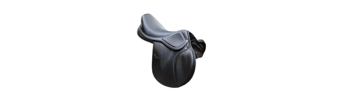 Silla Salto Marjoman Omega de Cuero Doble con Puente Intercambiable
